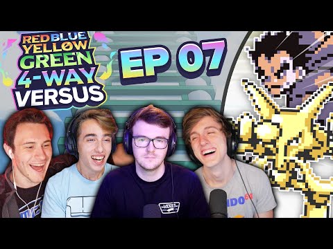 I'M DOING IT GUYS! | Pokemon Red and Blue Versus EP 07 [4WAY]