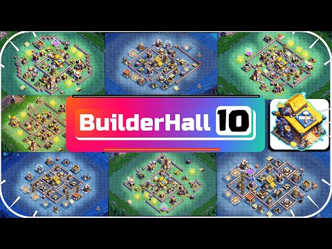 TOP 10+ Best BUILDER HALL 10 CoC Bases of 2023 with Links | Builder Base 2.0