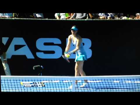 Lucie Hradecka vs Svetlana Kuznetsova - Last game - 1st round ASB Classic Auckland 2015