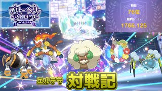 【ブルーベリープロローグ最終76位】エルテラ対戦記【ポケモンSV藍の円盤】