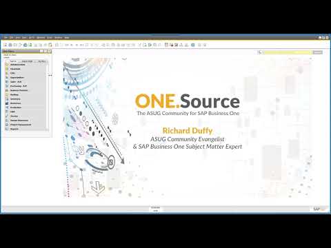 15 Minute Fundamentals for SAP Business One - General Ledger: The Chart of Accounts