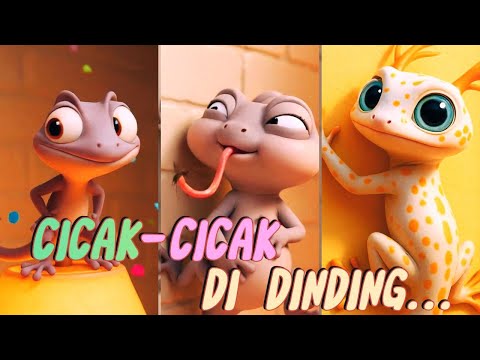 Cicak Cicak Di Dinding| Lagu Anak Populer | Video Animasi Edukatif #laguanakindonesia