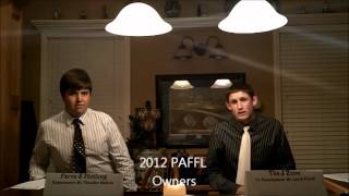 preview picture of video '2012 PAFFL Draft'
