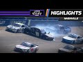 Ty Gibbs spins after fierce battle for the lead