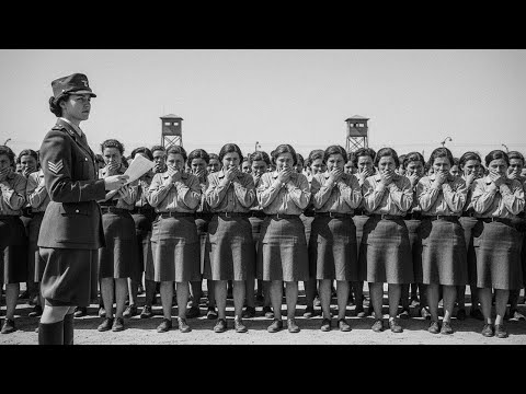 Sie sind jetzt sicher! — Deutsche Soldatinnen erleichtert: Deutsche Kindersoldaten in US-Lagern