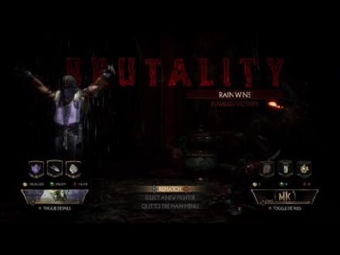Mortal kombat 11 rain brutality tutorial:  deadly storm