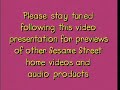 Stay Tuned Sesame Street 1999