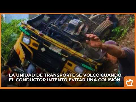 Accidente de bus en San Juan del Río Coco deja al menos cuatro fallecidos y varios lesionados