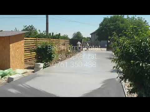 Beton amprentat și elicopterizat 0761 350 488, Bodești,Prahova.Ciment decorativ, beton ieftin