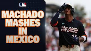 Manny Machado MASHES a two-run homer for the Padres at the Mexico City Series! ????‍???? | MLB Highlights
