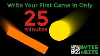 Write your first computer game in 25 minutes