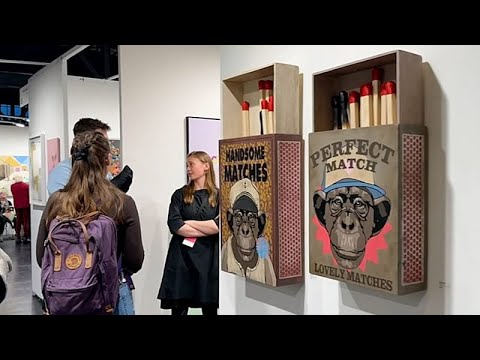 Video Thumbnail: Germany’s Affordable Art Fair draws crowds with artworks under €500