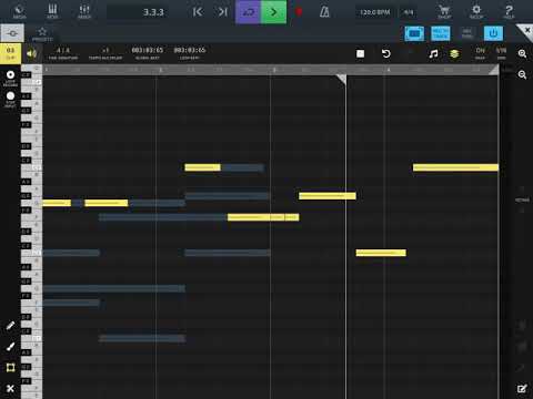 Atom Piano Roll In Cubasis