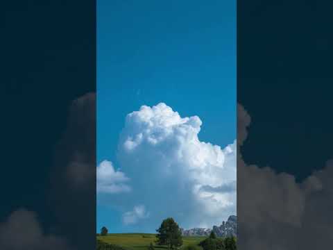 Thundercloud timelapse (Tower-cumulus and cumulonimbus formation)