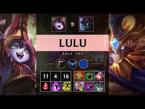Lulu Top vs Maokai - EUW Diamond Patch 25.S1.3