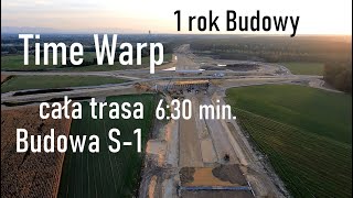 Budowa S-1  GoPro TimeWarp (Oświęcim-Bielsko)