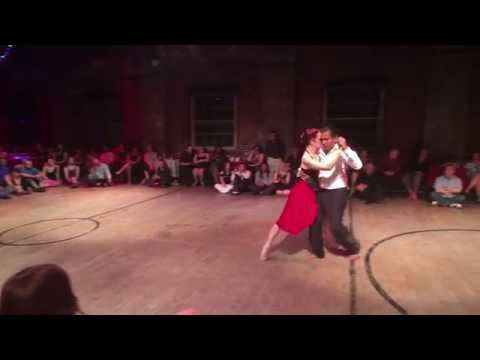  Meredith Klein  and  Andres Amarilla  are  dancing  at  Philadelphia International Tango Festival  in  2016