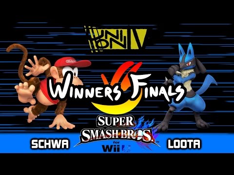 Union IV Singles - Winners Finals: Schwa (Diddy Kong) vs Loota (Lucario)