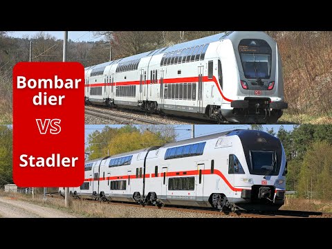 Stadler KISS IC2 VS Bombardier Twindexx IC2 | what's the difference?