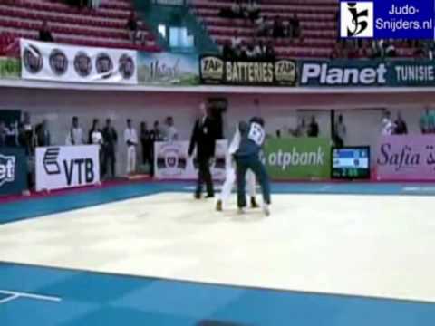 Judo 2009 Tunis: Cardonnel (FRA) - Norkobilov (UZB) [-66kg].