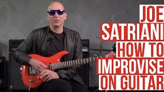 Joe Satriani Guitar Lesson - Using Different Styles to Improvise