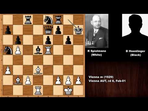 Rudolf Spielmann vs Baldur Hoenlinger - Vienna (1929)