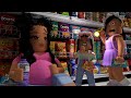 STUCK INSIDE A GAS STATION DURING A TORNADO *THE POWER GOES OUT!!* | Bloxburg Family Roleplay