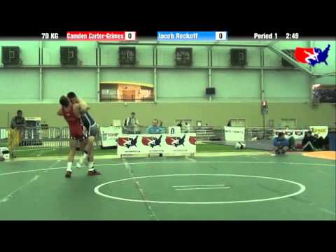Camden Carter-Grimes vs. Jacob Rockoff at 2013 ASICS University Nationals - GR