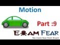 Physics Motion Part 9 Acceleration CBSE Class 9 IX