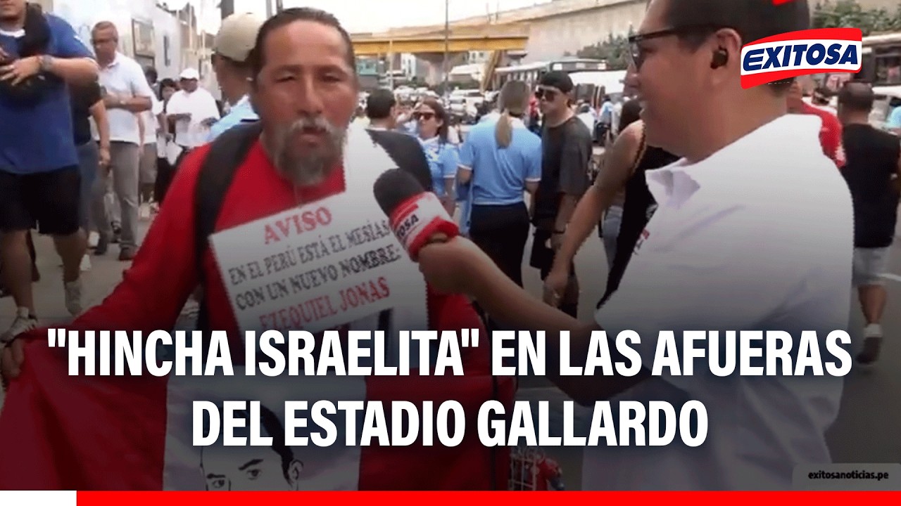🔴🔵 "Hincha israelita" confirma que estará en los partidos de la selección peruana en noviembre
