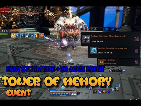 [Blade & Soul]STORMTIDE UPGRADE EVENT! TOWER OF MEMORY-easy stormtide accs- HOW TO BENEFIT FROM THIS