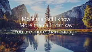 Enough -  Chris Tomlin - With Lyrics