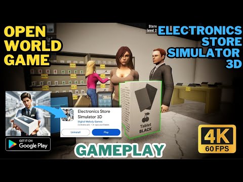 Electronics Store Simulator 3D - Gameplay Walkthrough (Android, iOS)| #jerryisgaming #1