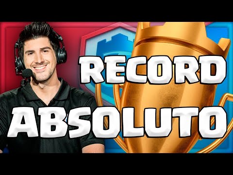 QUEBREI MEU RECORDE DE TROFEUS NO CLASH ROYALE!