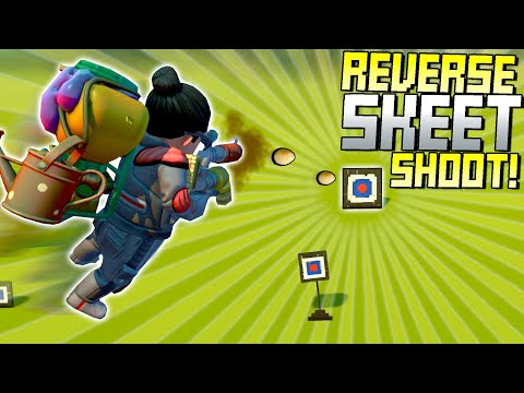 Skeet Shooting, But WE Get Launched Through The Air! - Scrap Mechanic Multiplayer Monday