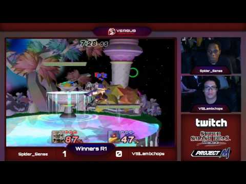 VS Weekly 8/6/14 - Winners R1 - Spider_Sense (Ganon) vs VS/Lambchops (Falco) - Project M