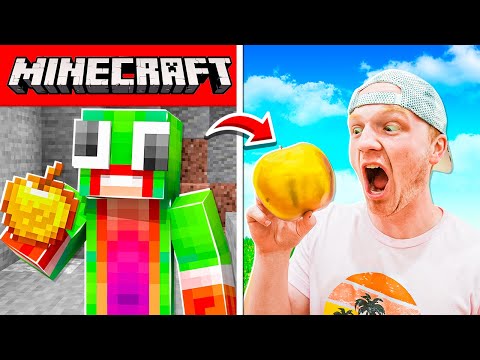 UnspeakablePlays - Whatever I Eat in Minecraft, I Eat in Real Life