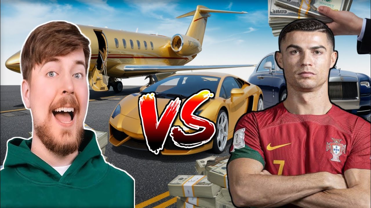 Who Is Richer - Ronaldo Vs MrBeast (2025)