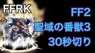 FFRK ナイトメアダンジョン FF2 聖域の番獣3 30秒切り