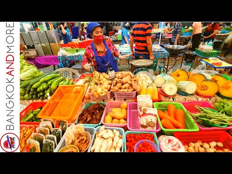 The Daily STREET FOOD Morning Market | Wat Chai Chimphli BANGKOK