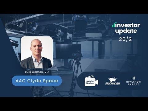 AAC Clyde Space Q4 - VD Luis Gomes presenterar bokslutskommuniké för 2024