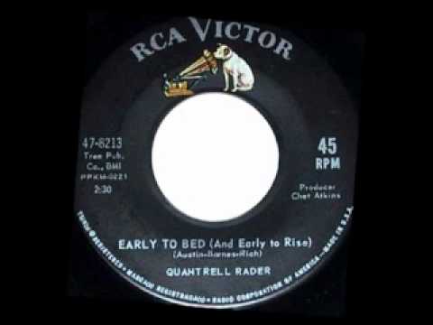 QUANTRELL RADER - Early to Bed (And Early to Rise) (1963)