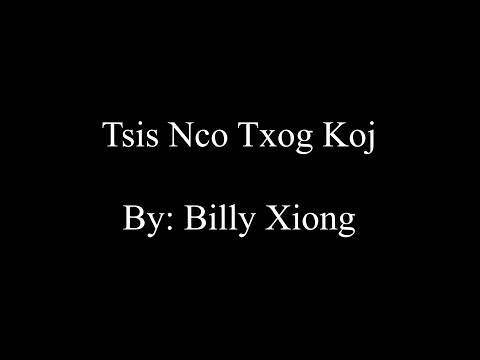 Billy Xiong - Tsis Nco Txog Koj (Lyrics)