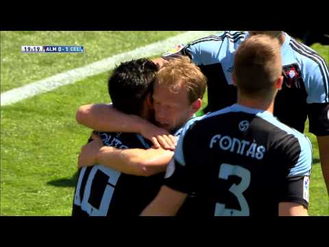 Goal of Nolito (0-1) UD Almería - Celta de Vigo - HD