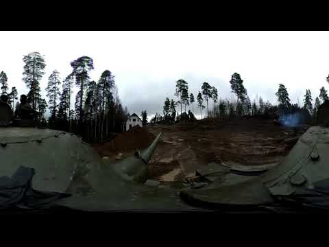 360 video: T-34/85 Waiting - 2018 Kevätsawutus / Combat Show at Parola Armour Museum