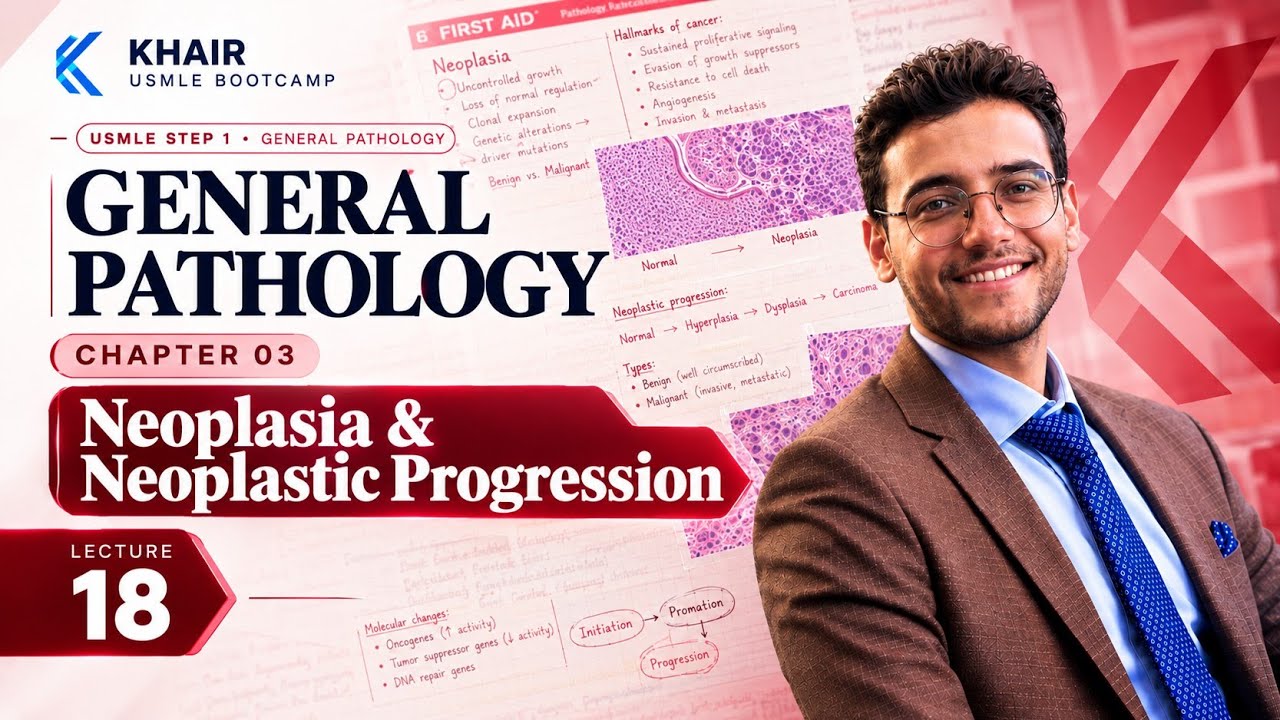 GENERAL PATHOLOGY 18 (Neoplasia) | DR KHAIR USMLE STEP 1 