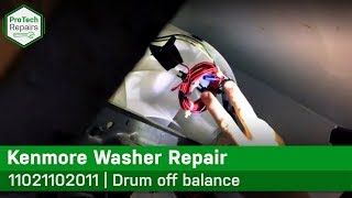 Kenmore, Whirlpool Washer - Drum Off Balance - Diagnostic & Repair