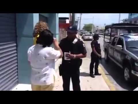 Lady senadora PRD, prepotente contra policia