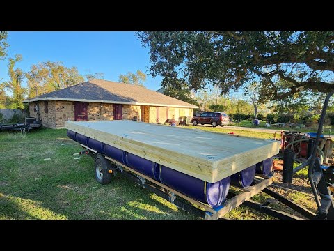 How To Build A Floating Dock With Barrels