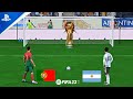 RONALDO V MESSI ! PORTUGAL VS ARGENTINA ! FIFA WORLD CUP PENALTIES ! FIFA 23
